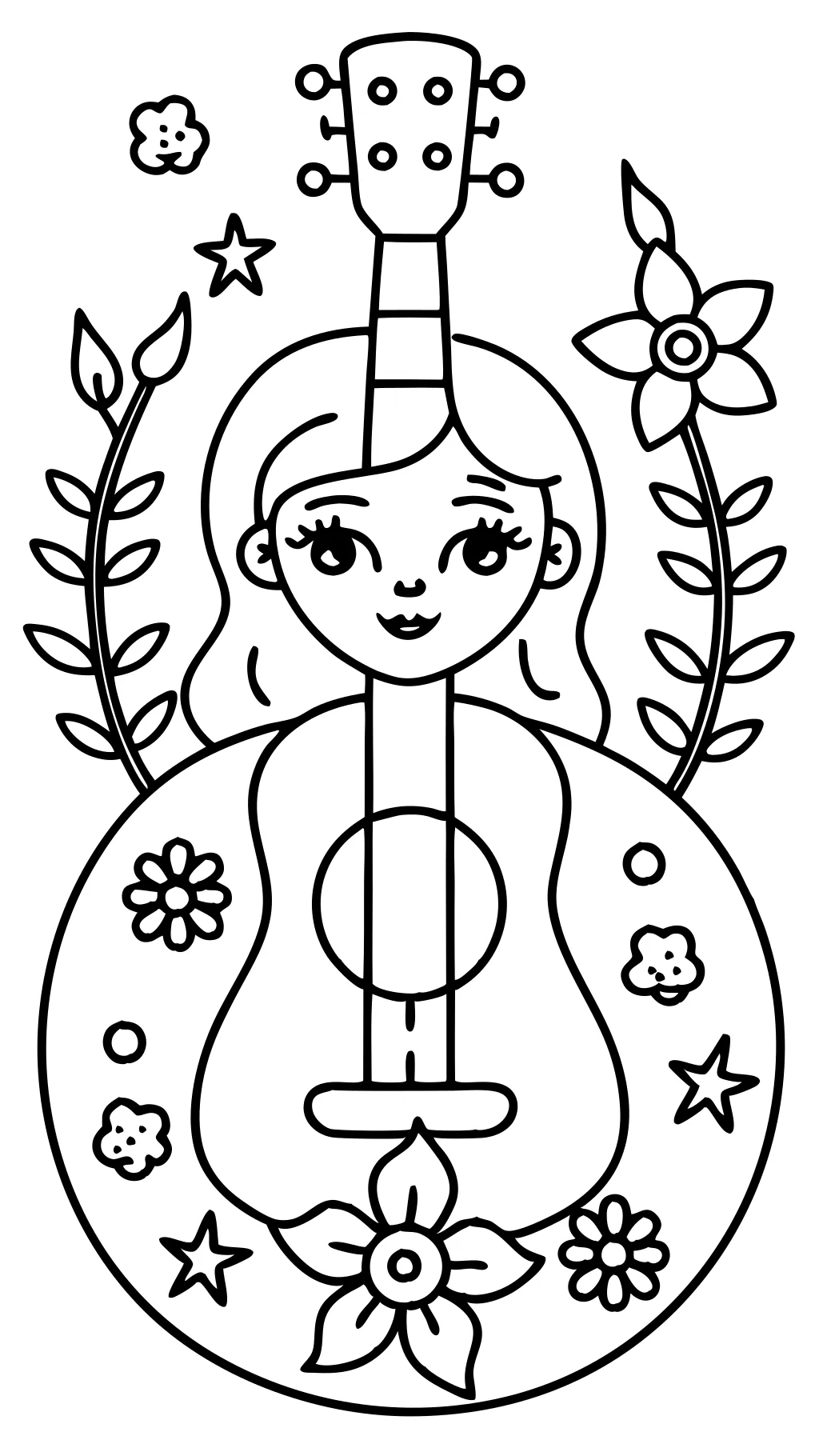 Taylor Swift Coloring Pages fácil